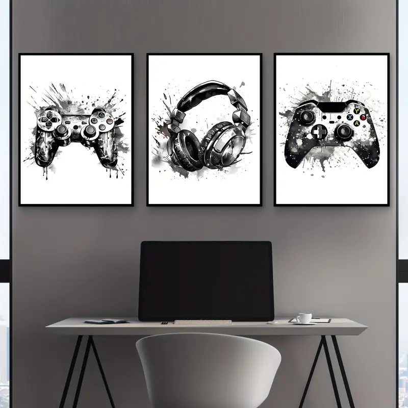 3pcs frameless Canvas Painting - Abstract Canvas Set ulasan dan harga