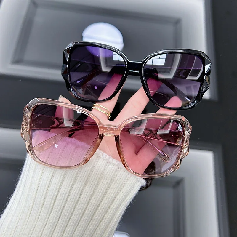 Vintage Oversized Sunglasses W - Decorative Mirror ulasan dan harga