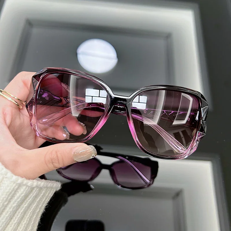 Vintage Oversized Sunglasses W - Decorative Mirror ulasan dan harga