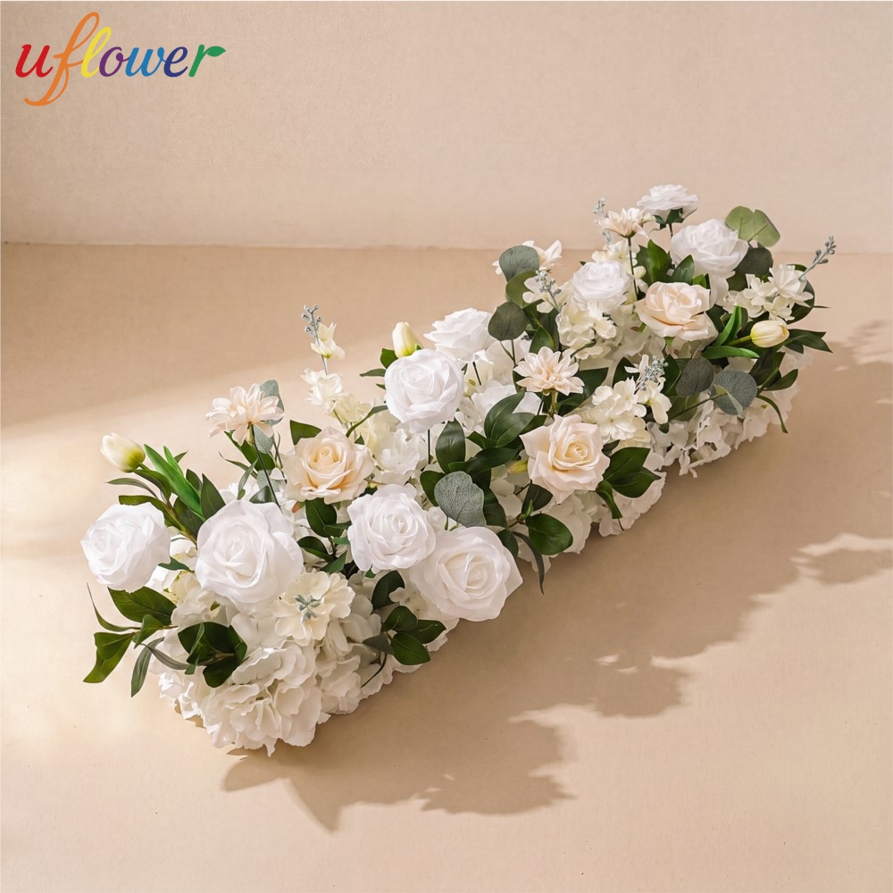Uflower Rose Greenery Flower R - Table Runner ulasan dan harga
